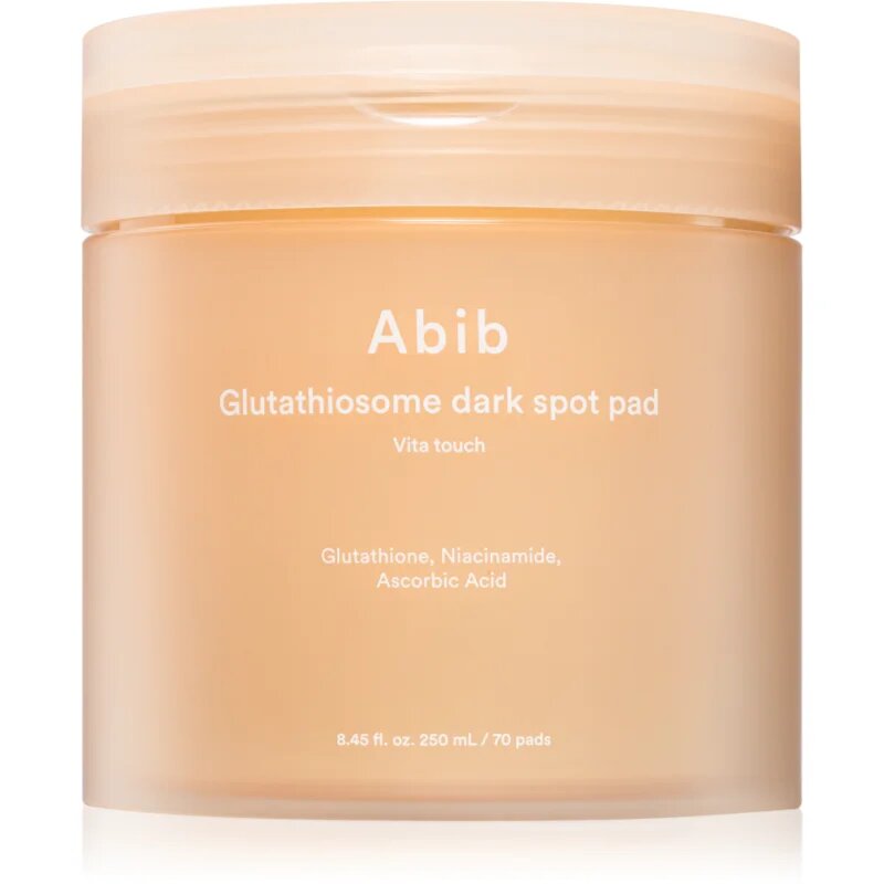 Abib Glutathiosome Vita Touch Dark Spot Pad успокояващи възглавнички за освежаване и хидратация 250 мл.