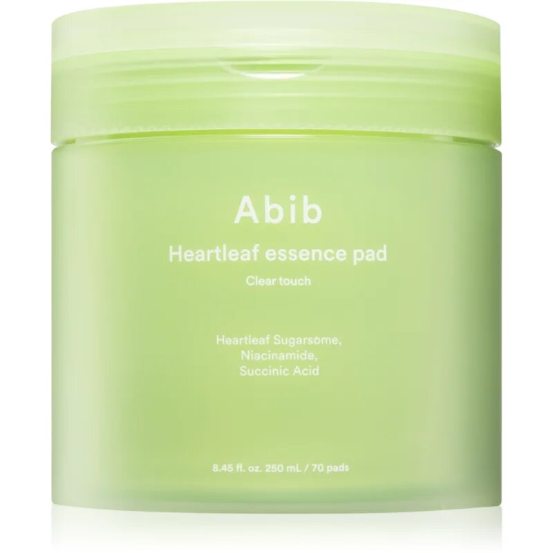 Abib Heartleaf Clear Touch Essence Pad успокояващи възглавнички с хидратиращ ефект 70 бр.