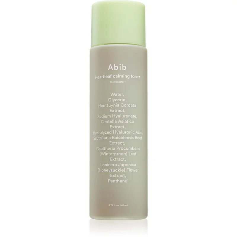 Abib Heartleaf Skin Booster Calming Toner хидратиращ тоник с успокояващ ефект 200 мл.