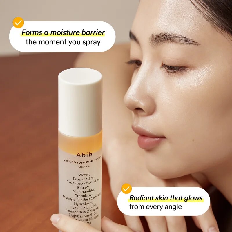 Abib Jericho Rose Mist Serum Glow Spray озаряващ серум за лице в спрей 100 мл.