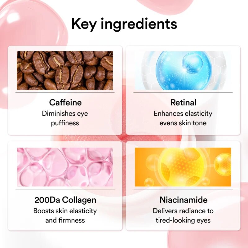 Abib PDRN Retinal Eye Patch Glow Jelly възглавнички под очите против бръчки отоци и черни кръгове 60 бр.