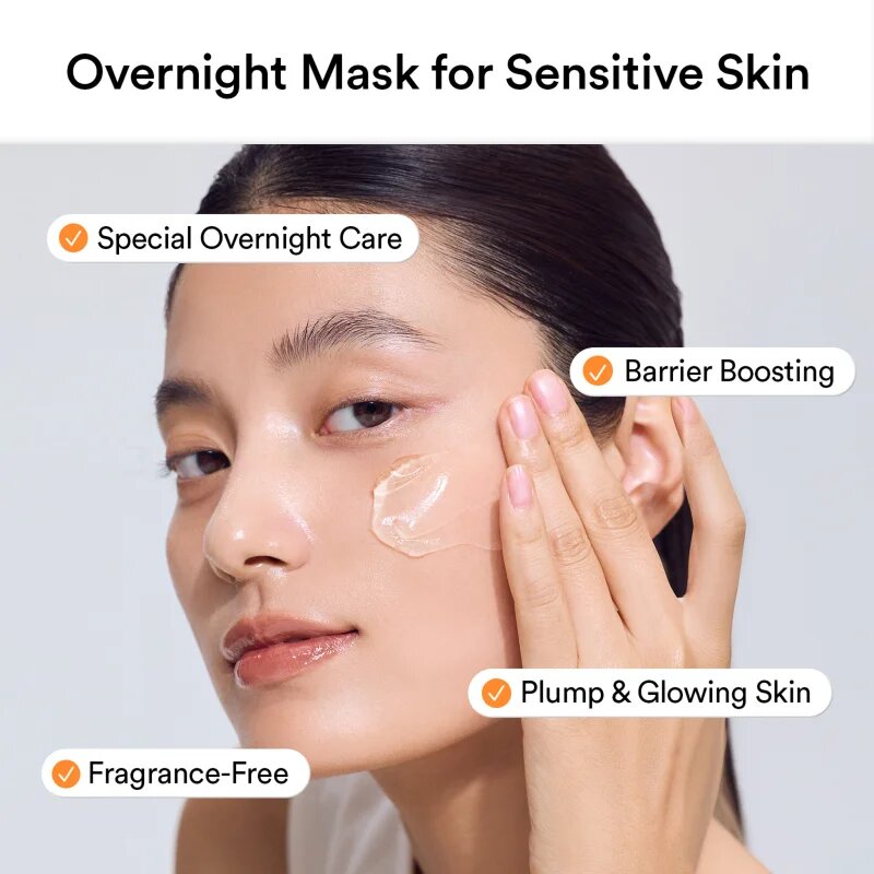 Abib Rice Probiotics Overnight Mask Barrier Jelly нощна маска за лице за интензивна хидратация 80 мл.