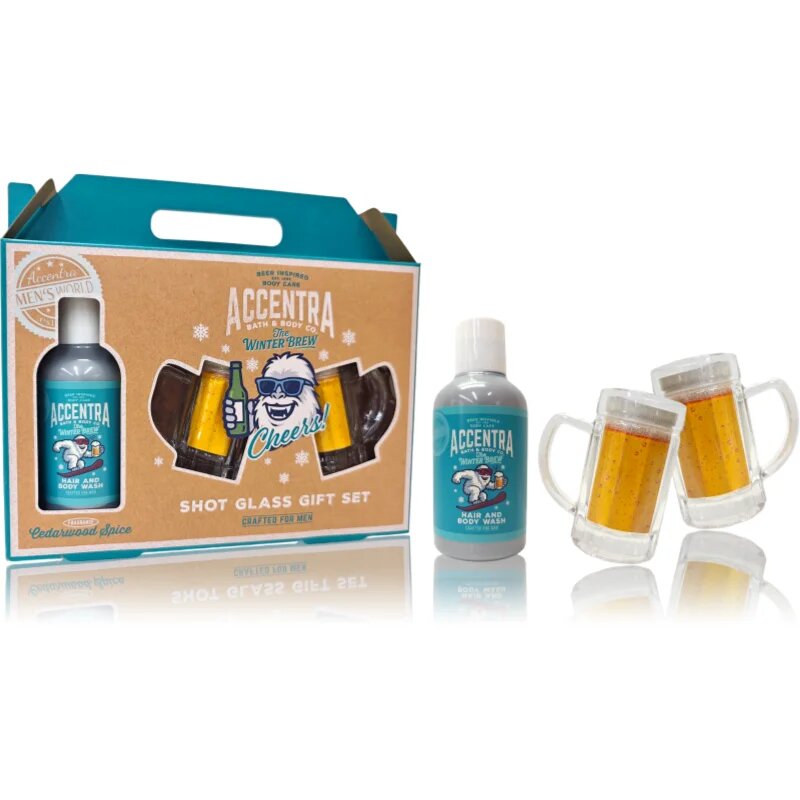 Accentra The Winter Brew Shot Glass Gift Set подаръчен комплект за мъже