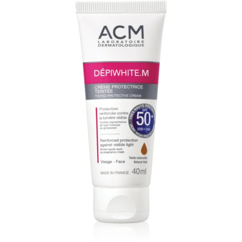 ACM Dépiwhite M тониращ защитен крем SPF 50+ 40 мл.
