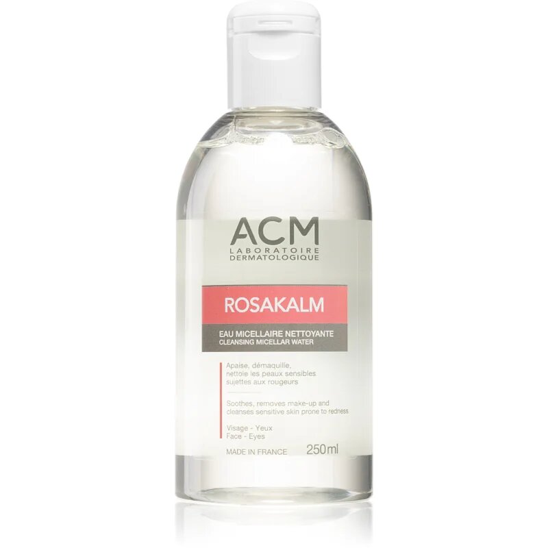 ACM Rosakalm Cleansing Miccealr Water почистваща мицеларна вода за чувствителна кожа със склонност към почервеняване 250 мл.