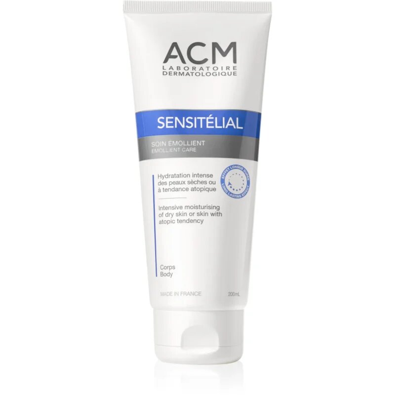 ACM Sensitélial Emollient Care Емолиентен крем за суха към атопична кожа 200 мл.