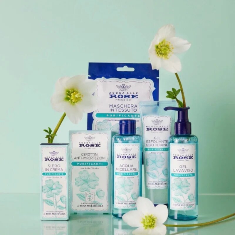 Acqua Alle Rose Purificante лепенки за проблемна кожа 8 бр.