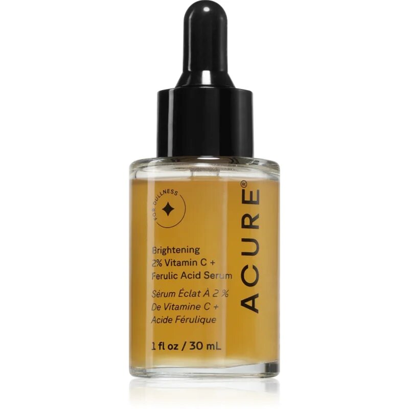 ACURE Brightening озаряващ серум с витамин С 30 мл.