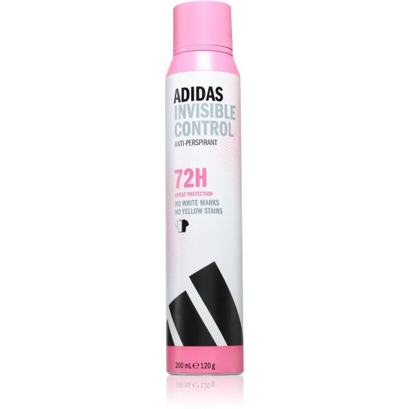Adidas Invisible Control антиперспирант срещу бели петна 200 мл.