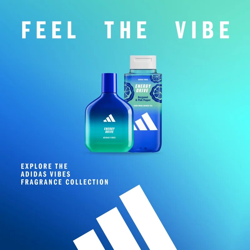 Adidas Vibes Energy Drive душ гел унисекс 400 мл.