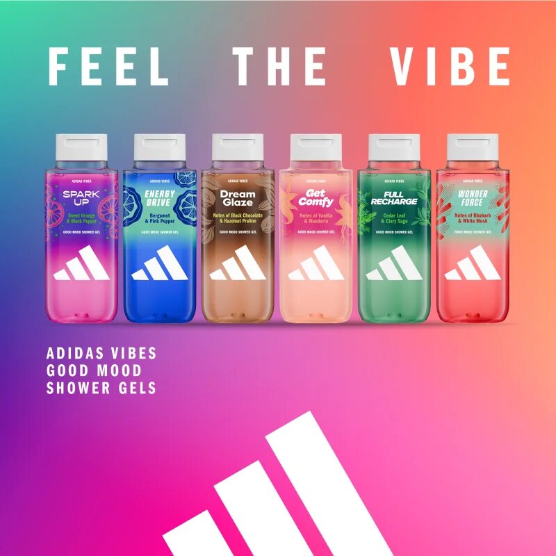 Adidas Vibes Energy Drive душ гел унисекс 400 мл.