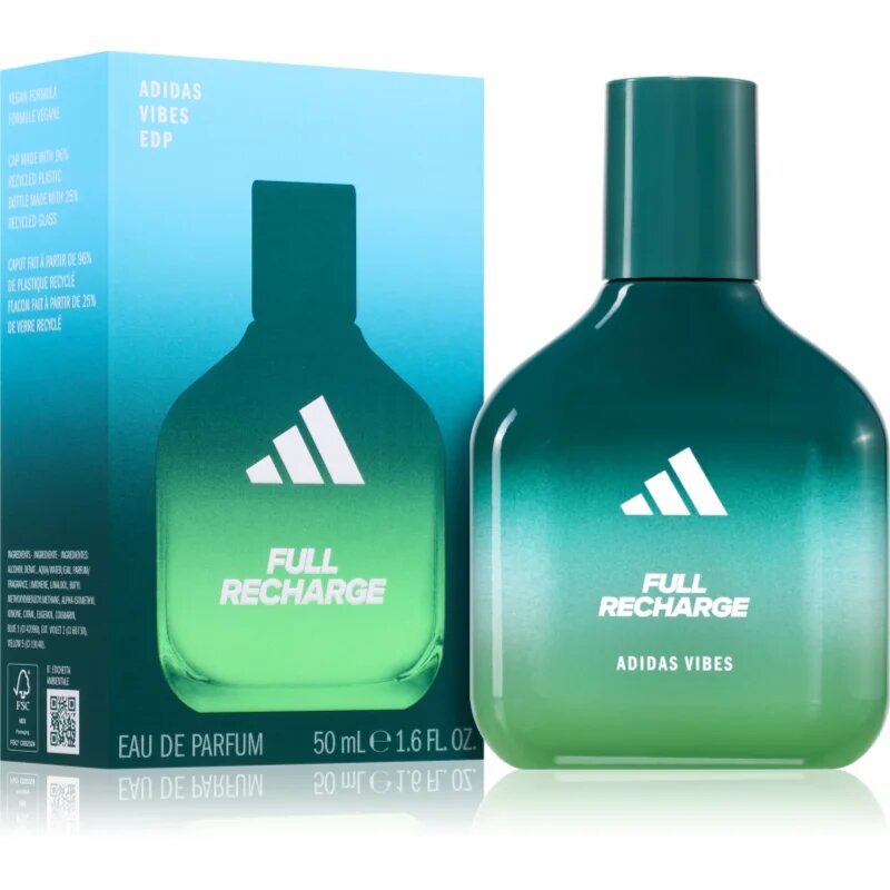 Adidas Vibes Full Recharge парфюмна вода унисекс 50 мл.