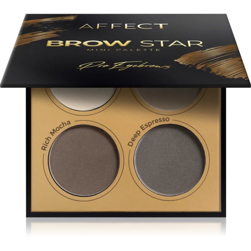 Affect Brow Star палитра с прахообразни сенки за вежди 4x2 гр.
