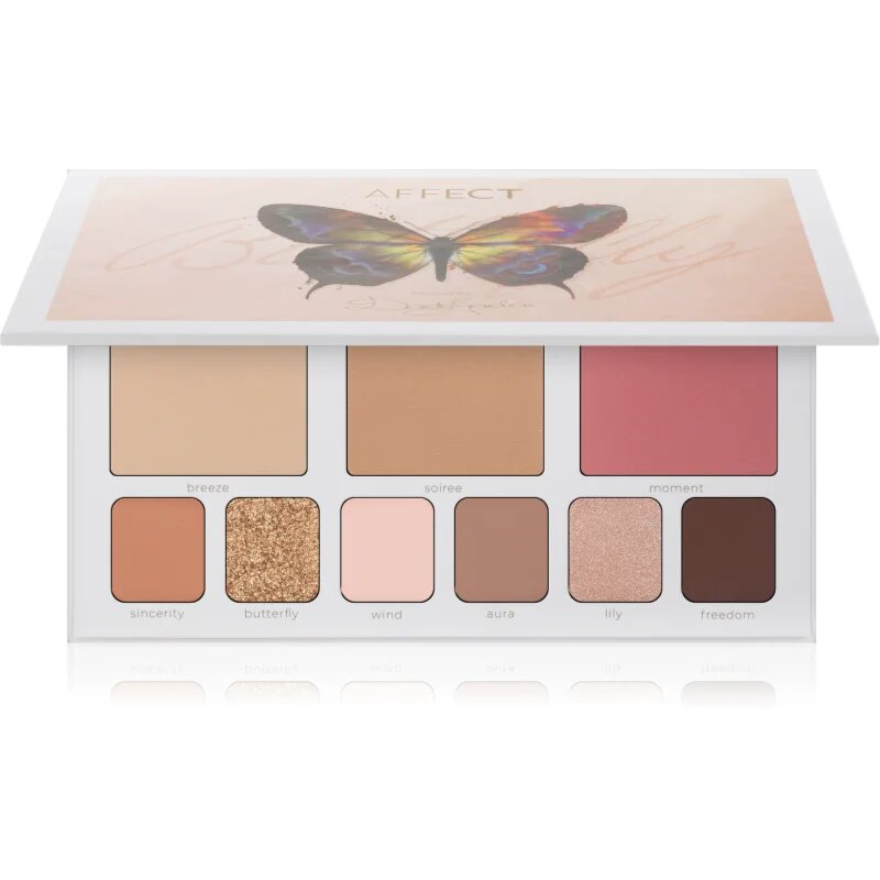 Affect Butterfly Makeup Palette мултифункционална палитра за лице 302 гр.
