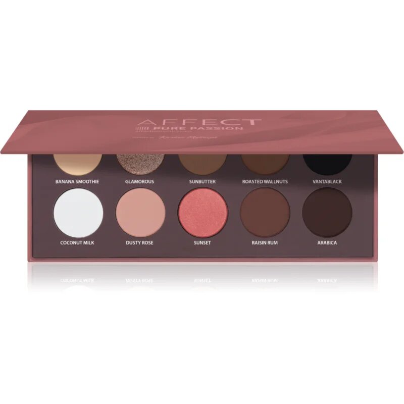 Affect Pressed Eyeshadow Palette палитра сенки за очи цвят Pure Passion 10x2 гр.