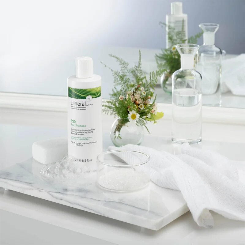 Ahava Clineral PSO успокояващ шампоан за суха и сърбяща кожа на главата 250 мл.
