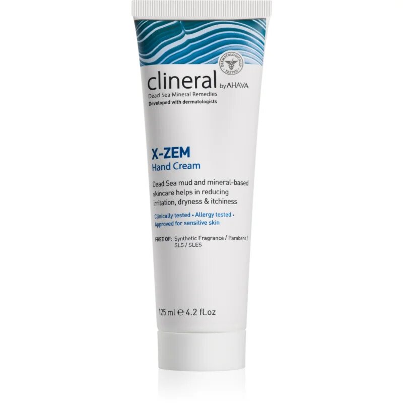 Ahava Clineral X-ZEM крем за ръце за суха и чувствителна кожа против възпаление и сърбеж 125 мл.