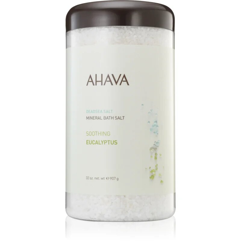 Ahava Dead Sea Salt Soothing Eucalyptus минерална сол от Мъртво море за баня 907 гр.
