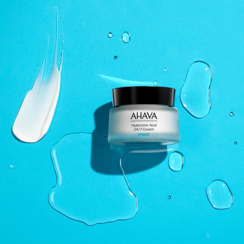 Ahava Hyaluronic Acid 24/7 Cream дълбоко хидратиращ крем в дълбочина с хиалуронова киселина 50 мл.