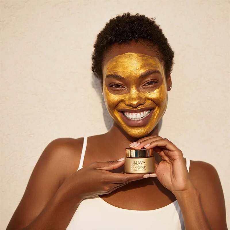 Ahava Mineral Mud 24K Gold минерална маска с кал с 24 каратово злато 50 мл.