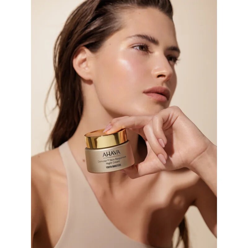 Ahava Osmoter™ Skin-Responsive стягащ нощен крем за подмладяване на кожата на лицето 50 мл.