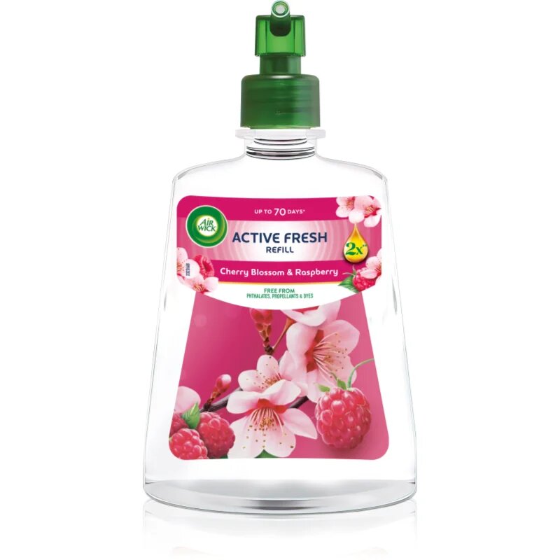 Air Wick Active Fresh Cherry Blossom & Rasberry ароматизатор за въздух пълнител 228 мл.