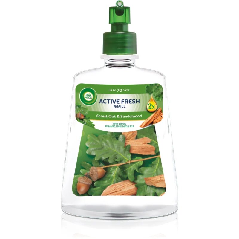 Air Wick Active Fresh Forest Oak & Sandalwood ароматизатор за въздух пълнител 228 мл.