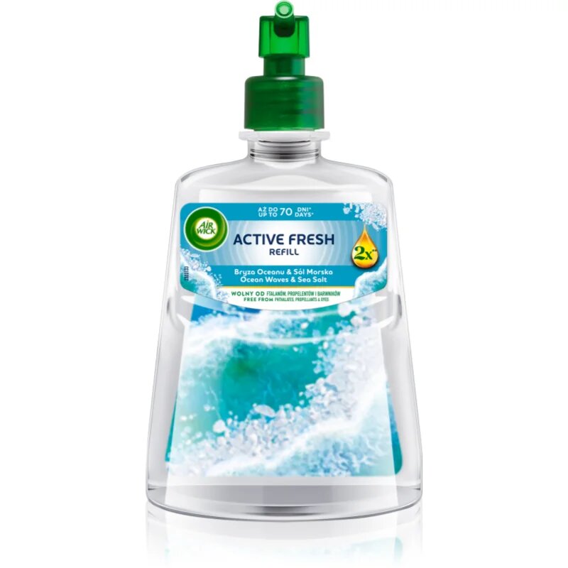 Air Wick Active Fresh Ocean Waves & Sea Salt ароматизатор за въздух пълнител 228 мл.