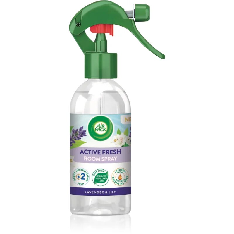 Air Wick Active Fresh Spray Lavender & Lily cпрей за дома с екстракт от лавандула 237 мл.