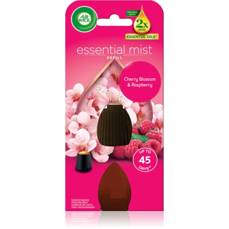 Air Wick Essential Mist Cherry Blossom & Raspberry пълнител за арома дифузери 20 мл.