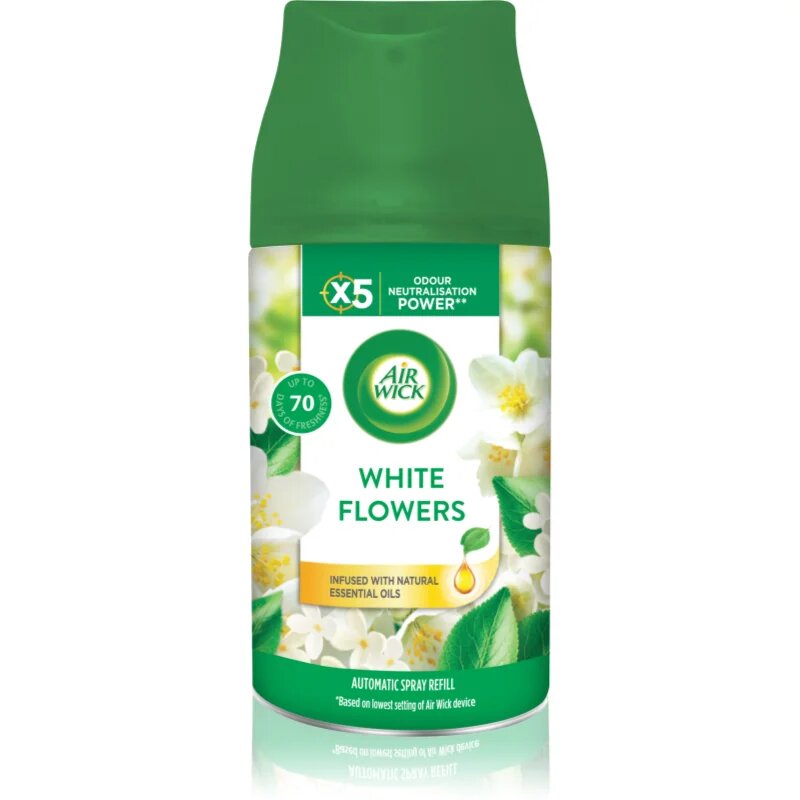 Air Wick Freshmatic White Flowers ароматизатор за въздух пълнител 250 мл.