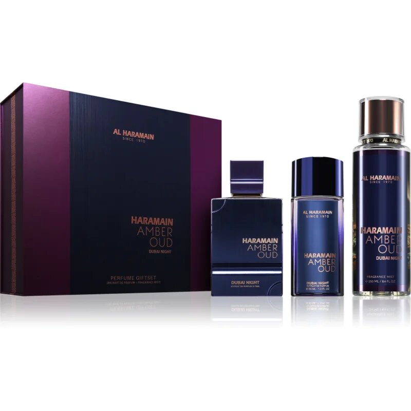 Al Haramain Amber Oud Dubai Night подаръчен комплект унисекс 1 бр.
