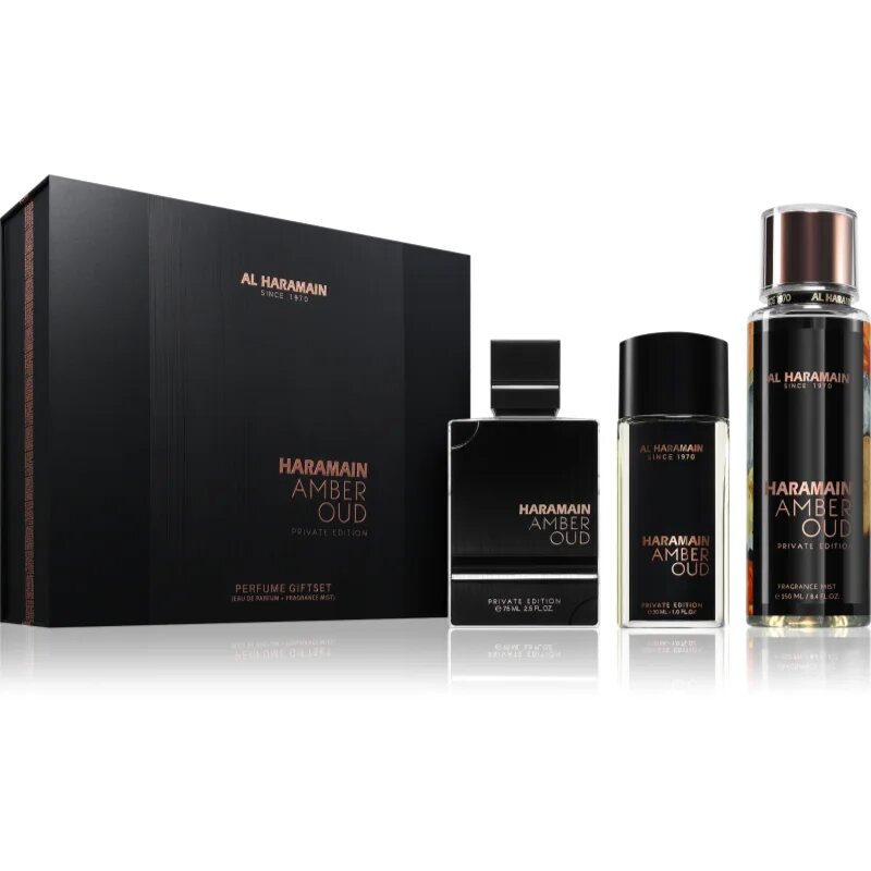 Al Haramain Amber Oud Private Edition подаръчен комплект унисекс 1 бр.