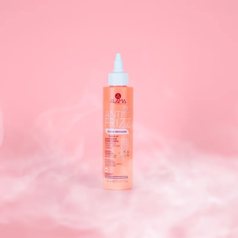 Alama Professional Anti Frizz Gloss Infusion серум без отмиване за блясък и мекота на косата 150 мл.