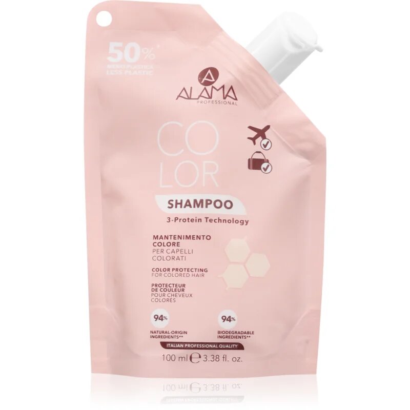 Alama Professional Color Protecting Shampoo шампоан за защита на цветовете Eco Refill 100 мл.