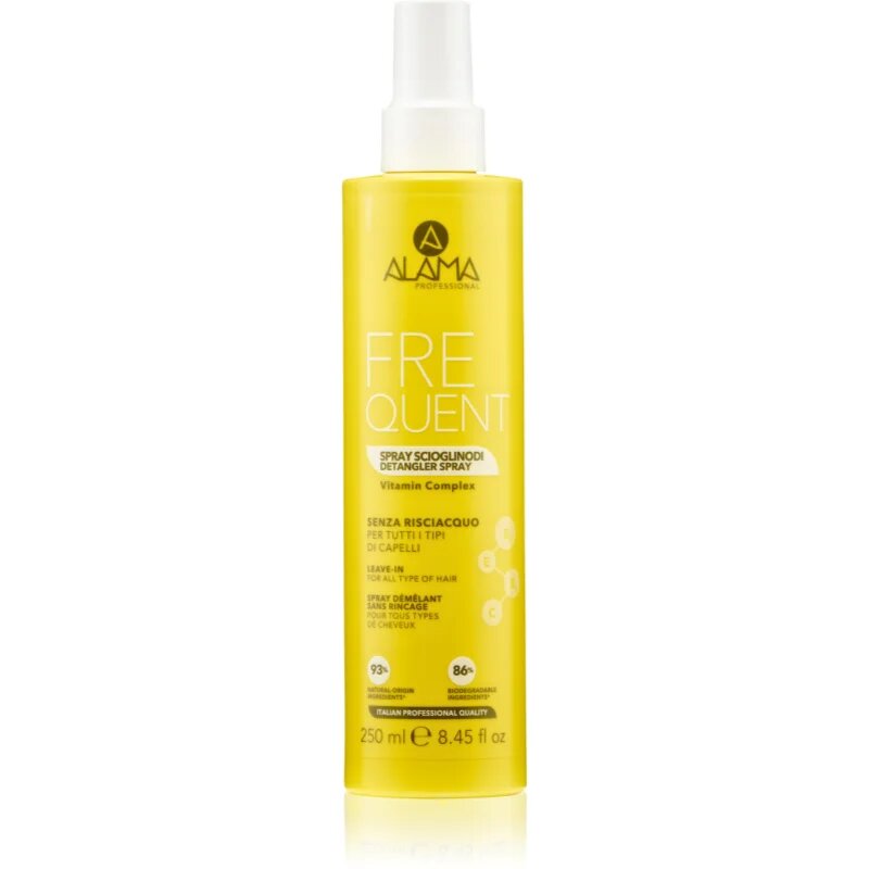 Alama Professional Frequent Detangler Spray спрей без отмиване за по-лесно разресване на косата 250 мл.