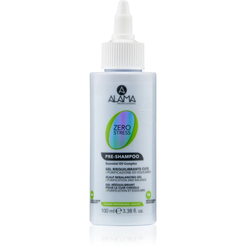 Alama Professional Zero Stress Detox Pre-Shampoo грижа за използване преди нанасянето на шампоан за детоксикация 100 мл.