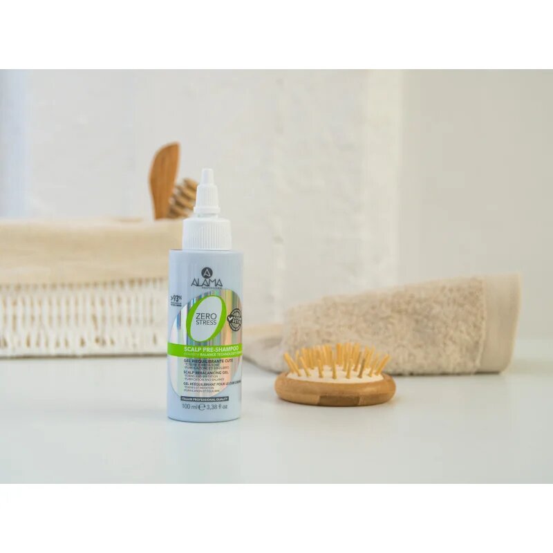 Alama Professional Zero Stress Detox Pre-Shampoo грижа за използване преди нанасянето на шампоан за детоксикация 100 мл.