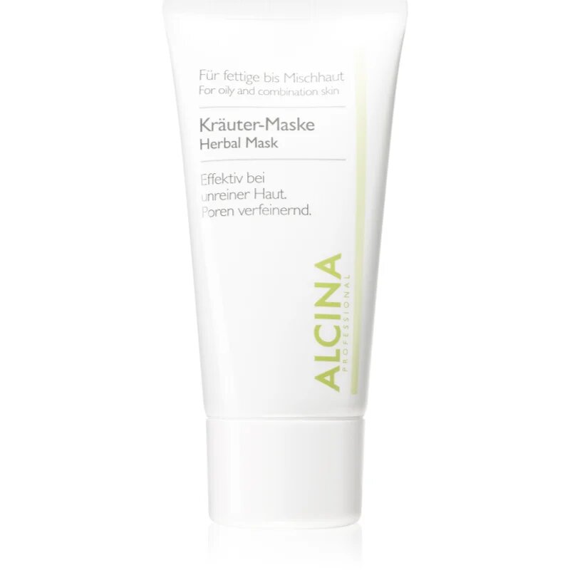 Alcina For Oily Skin билкова маска против мазна кожа и разширени пори 50 мл.