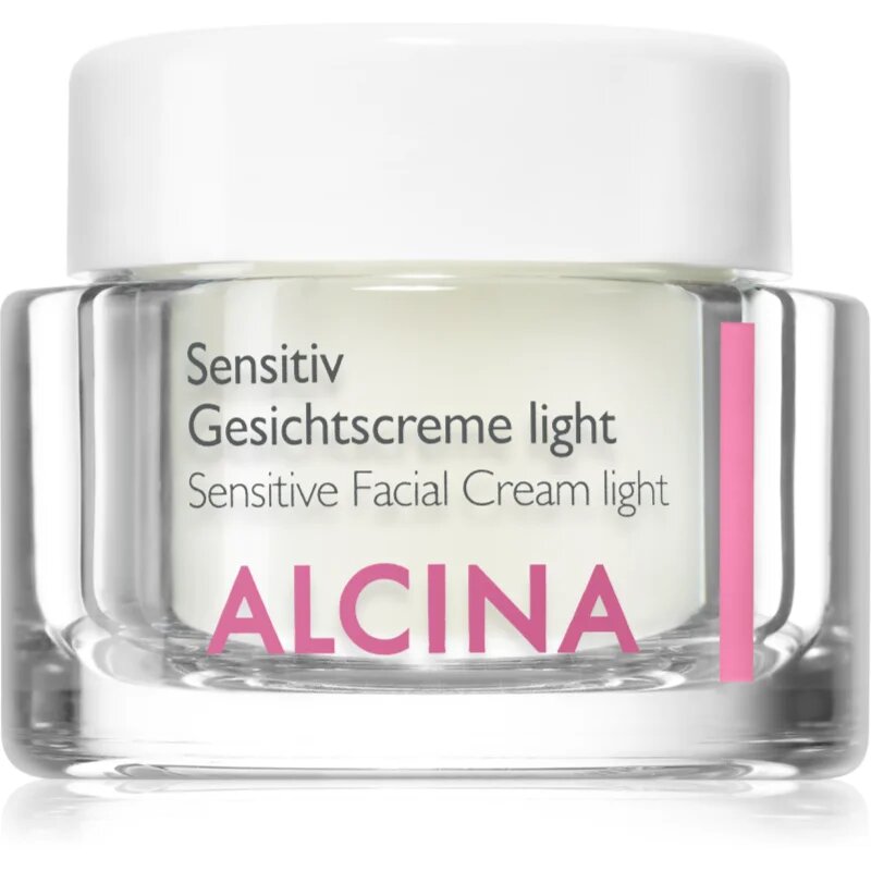 Alcina For Sensitive Skin нежен крем за лице за успокояване и подсилване на чувствителната кожа 50 мл.