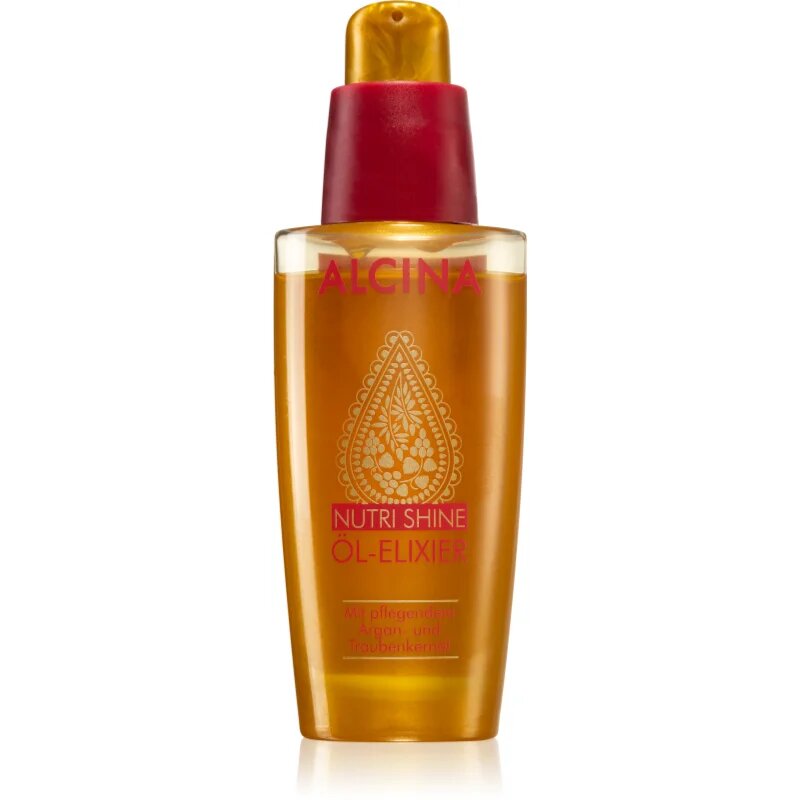 Alcina Nutri Shine еликсир с масло за лъскава и изглаждаща коса 50 мл.