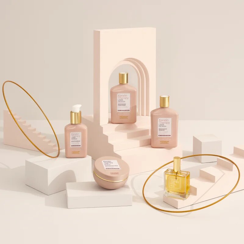 Alfaparf Milano Keratin Therapy Lisse Design нежен шампоан за блясък и мекота на косата 250 мл.