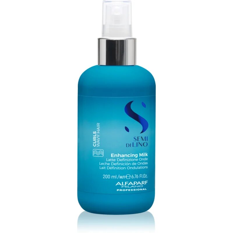 Alfaparf Milano Semi Di Lino Curls Enhancing Milk дефиниращ крем за укрепване на къдрава и вълниста коса 200 мл.