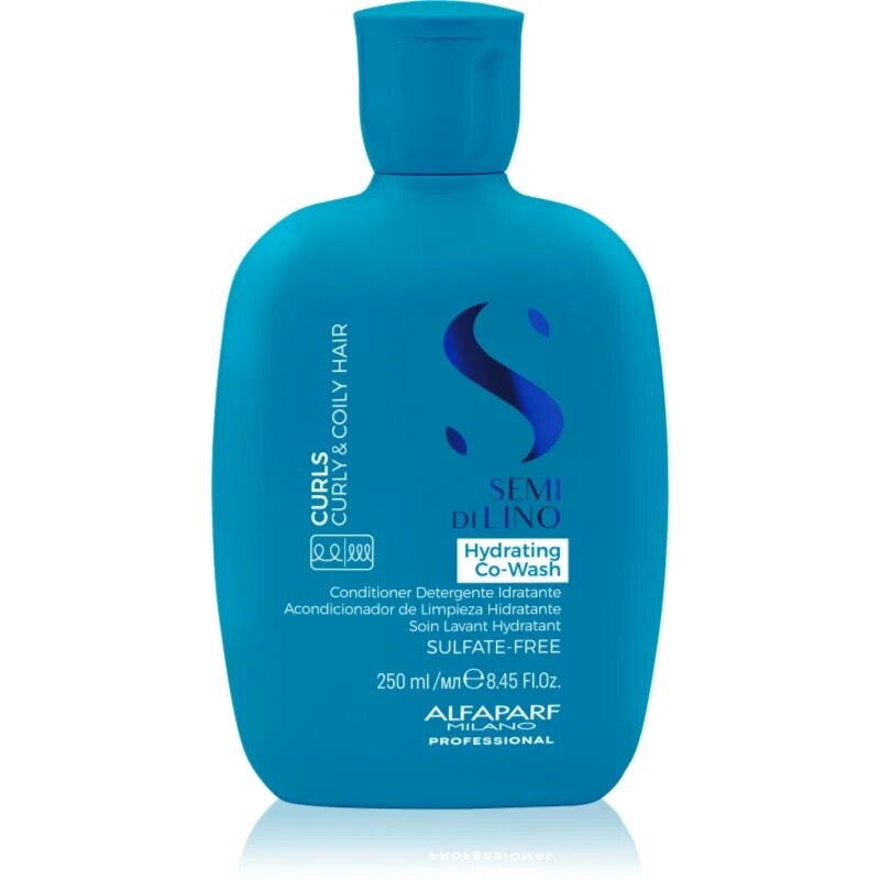 Alfaparf Milano Semi Di Lino Curls Hydrating Co-Wash почистващ крем-грижа за коса и скалп 250 мл.