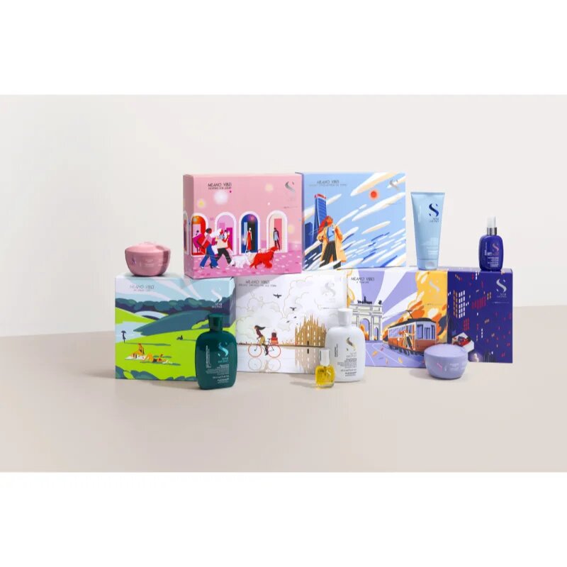 Alfaparf Milano Semi di Lino Diamond Holiday Kit подаръчен комплект за блясък и мекота на косата