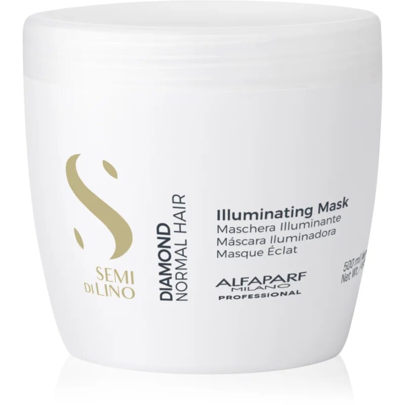 Alfaparf Milano Semi di Lino Diamond Illuminating маска за блясък 500 мл.