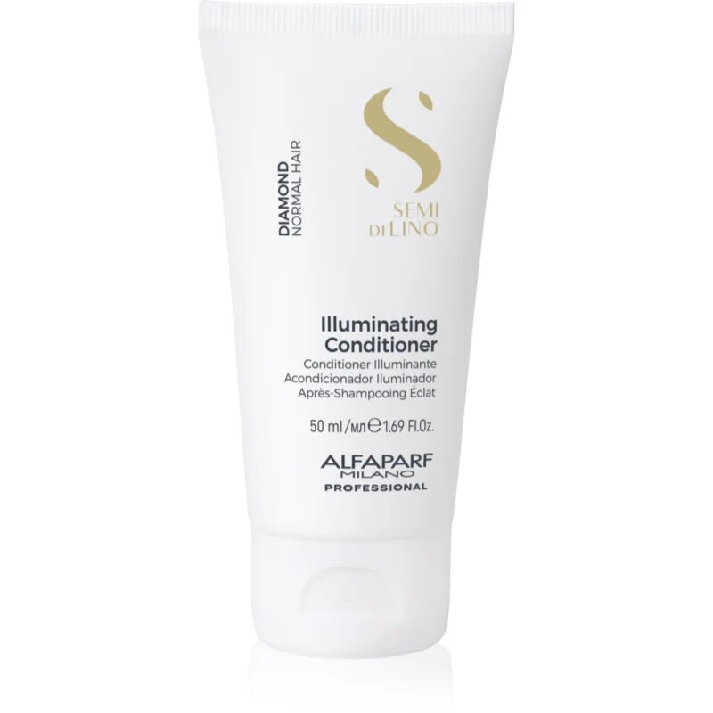 Alfaparf Milano Semi di Lino Diamond Illuminating озаряващ балсам за блясък и лесно разресване на косата 50 мл.