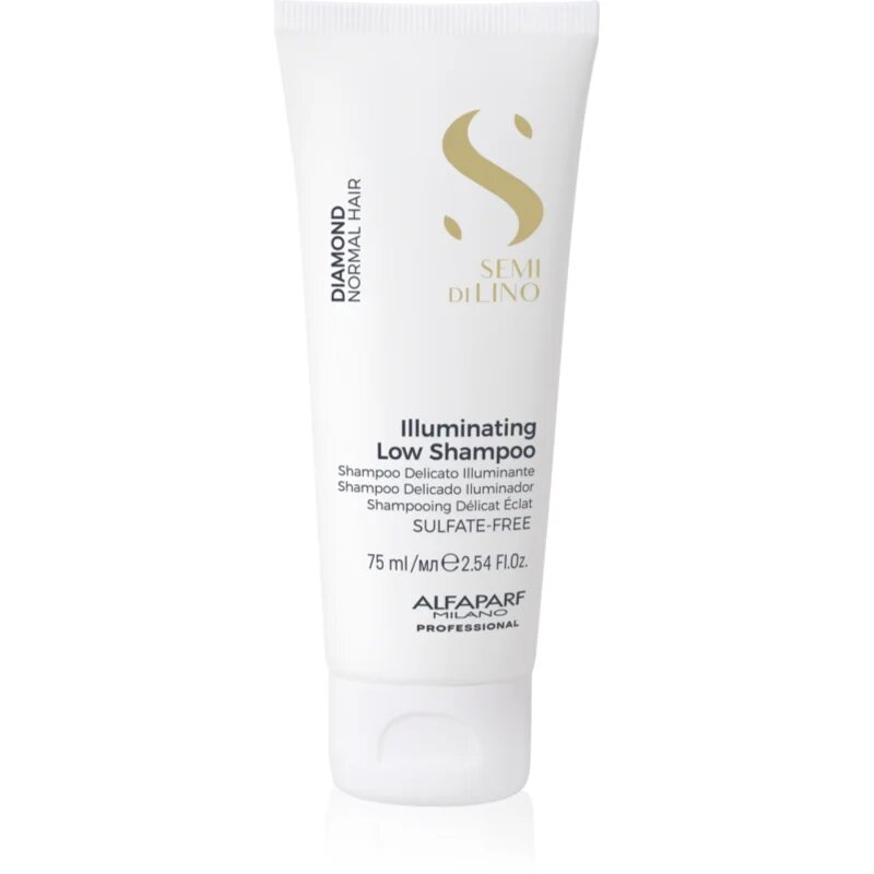 Alfaparf Milano Semi di Lino Diamond Illuminating шампоан за блясък за нормална коса 75 мл.