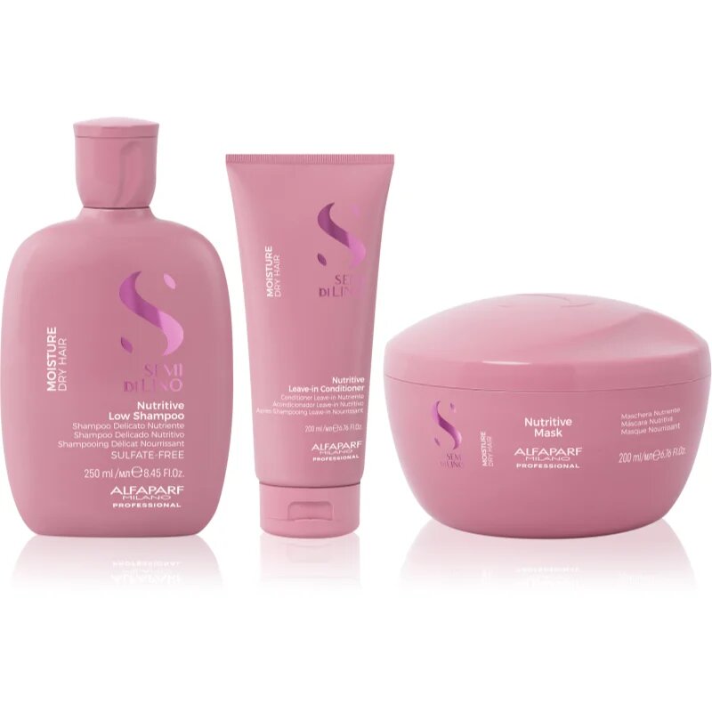 Alfaparf Milano Semi di Lino Moisture Kit комплект за хидратация и блясък