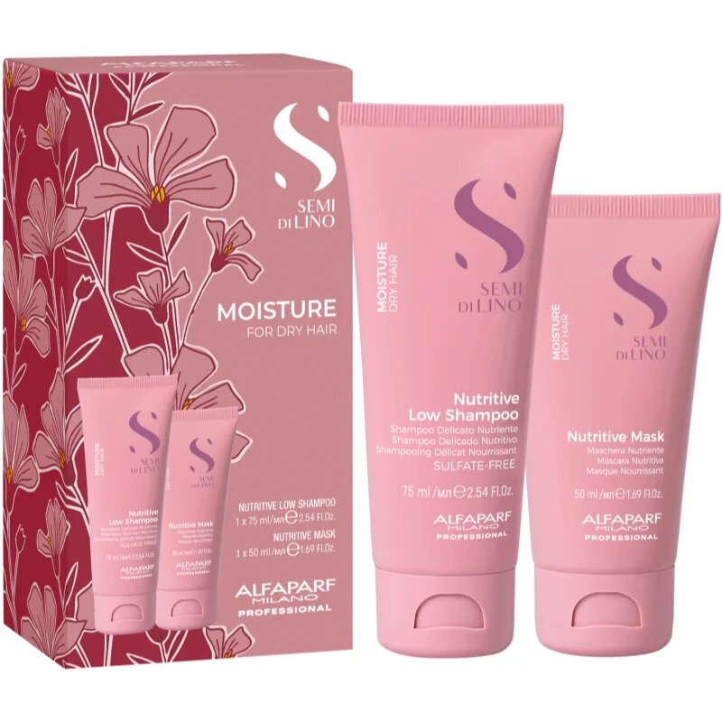 Alfaparf Milano Semi di Lino Moisture Minisize Kit комплект за пътуване за интензивна хидратация